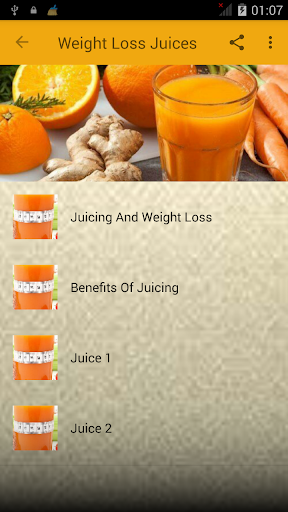 Weight Loss Juices