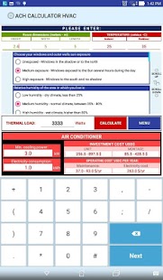 ACH BTU Calculator - náhled
