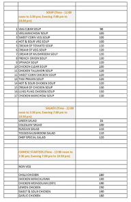 Kidilum Grand menu 2