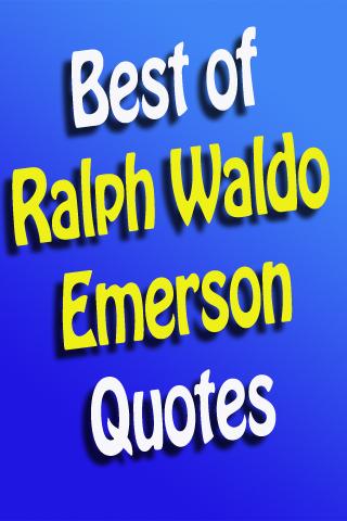 Top Ralph Waldo Emerson Quotes