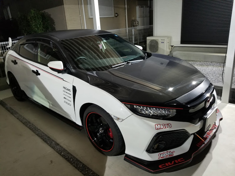 シビックのシビック・fk7・DIY・ボンネット交換・カーボンボンネットに関するカスタム事例の投稿画像9枚目