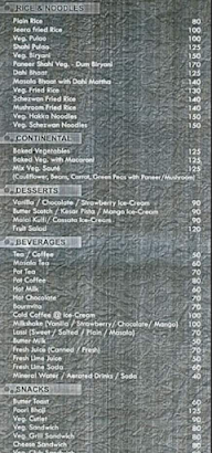 Oakwood Cafe menu 1