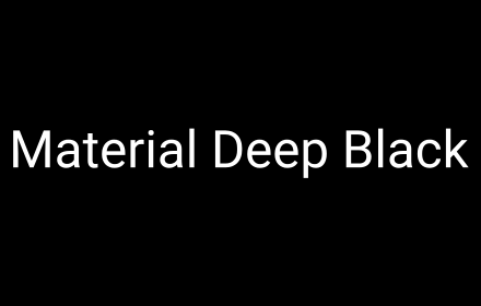 Material Deep Black Theme small promo image