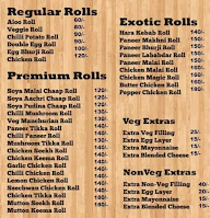 Rajputana Kathi Roll menu 1