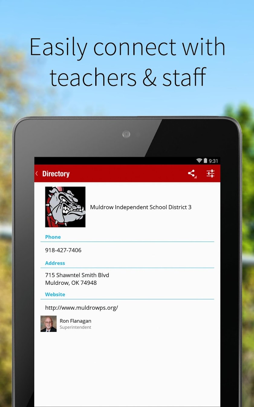 Muldrow Public Schools Screen 2