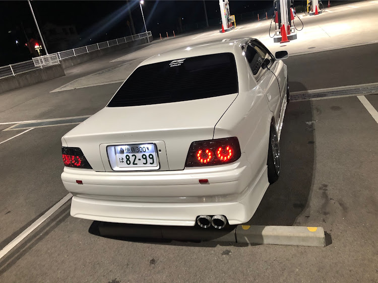 チェイサーの桜と愛車・夜桜・チェイサーGX100に関するカスタム事例の投稿画像2枚目