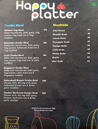 Happy Platter menu 3