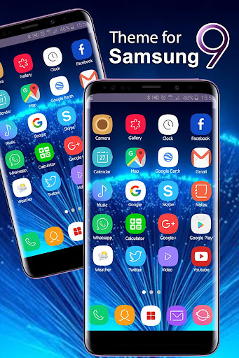 Galaxy S9 launcher New Launcher with themes 2018