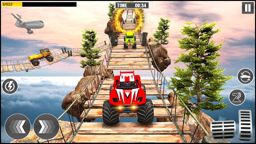 Screenshot Superheroes Hill Race Car Game