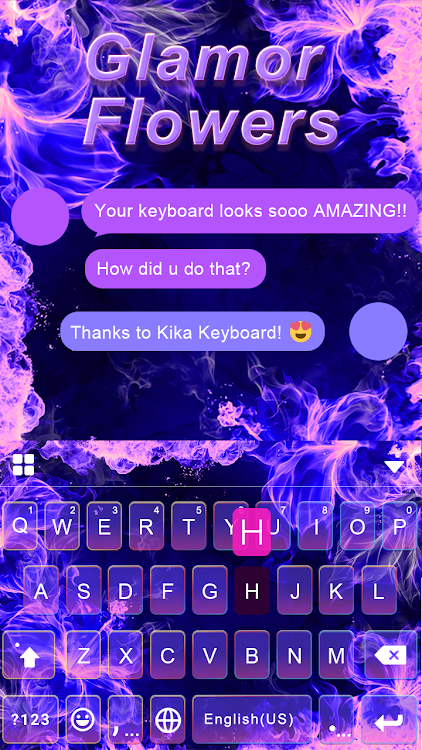 Glamor Flowers Keyboard Theme - 4.0 - (Android)