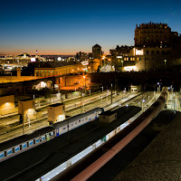 Treni al tramonto. di 