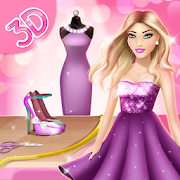 Fashion Star Dress Designer and Shoe Maker  Icon