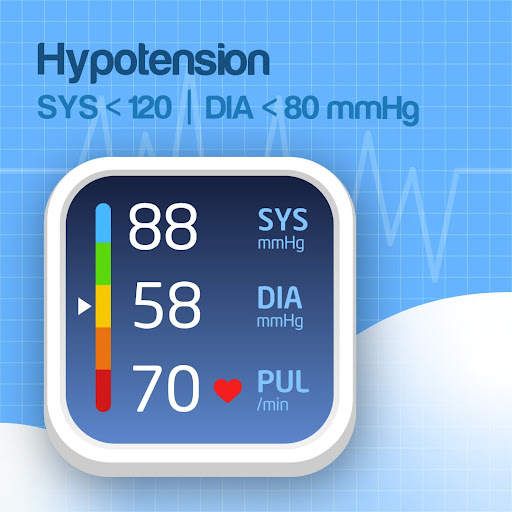 Screenshot Blood Pressure App: BP Tracker