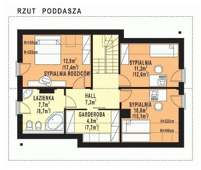 WB-3435 - Rzut poddasza