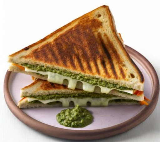 Chicken Hara Bhara Cheese Sandwich