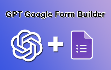 GPT Google Form Builder small promo image