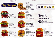 The Burger Club menu 1