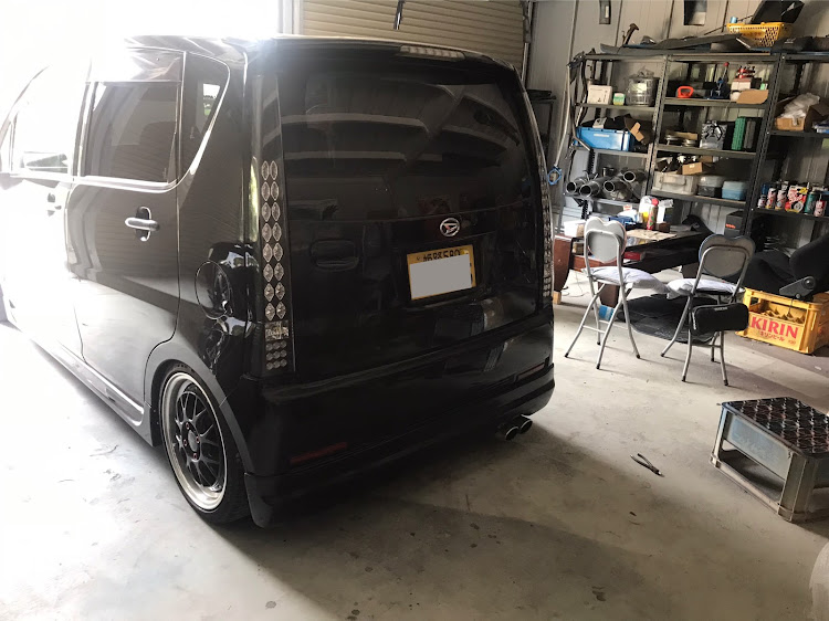 ムーヴカスタムの加工テール・ヤフオク・ムーヴカスタムl175sに関するカスタム事例の投稿画像2枚目