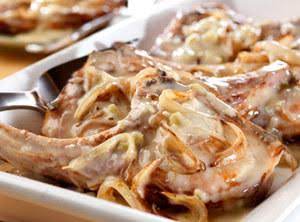 Glorified Onion Pork Chops