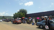 Parents have been queuing outside the Mamelodi Teachers' Centre since Monday to get their children registered. 