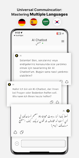 Screenshot ChatBot - AI Writer Assistant