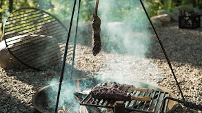 Bison Tomahawk Chop with Italian-style Eggplant and Panzanella thumbnail