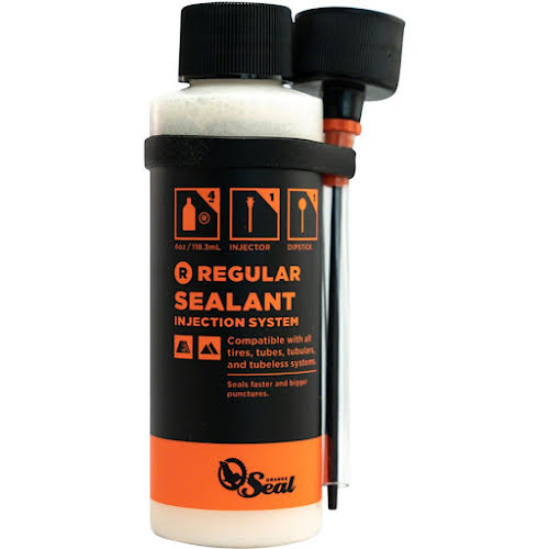 Orange Seal 4oz Tubeless Tire Sealant with Twist Lock Applicator