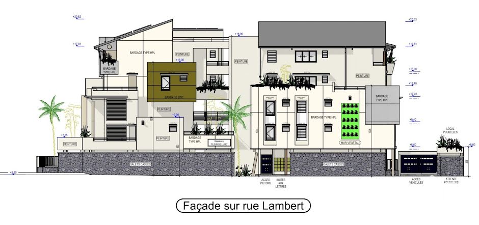 Vente appartement 2 pièces 48 m² à Saint paul (97460), 293 000 €