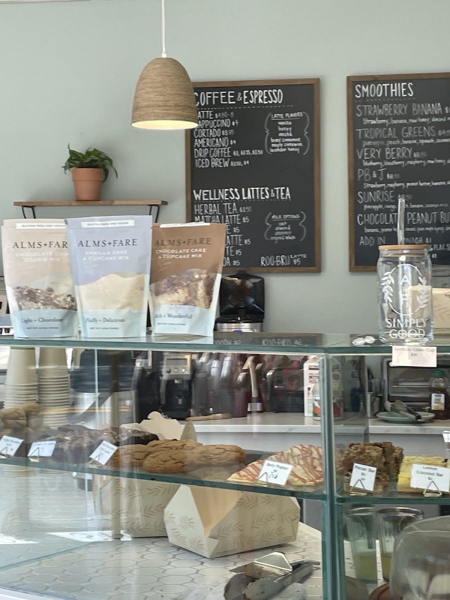 Gluten-Free at Alms + Fare: Wellness Bakery & Cafe