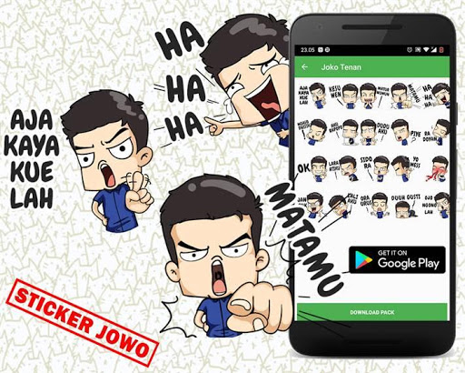 Stiker Jowo Cute 2020 Jawa Guyon for WAStickerApps