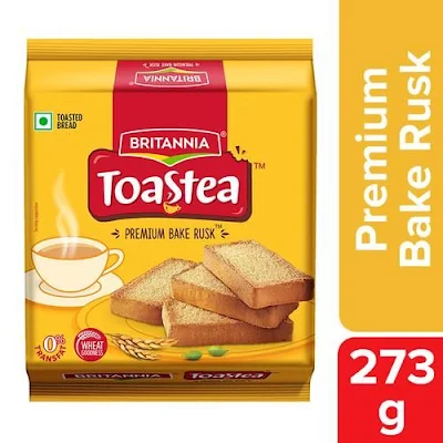 Britannia Toastea Premium Bake Rusk - 273 gm