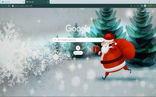 Santa Browser Theme