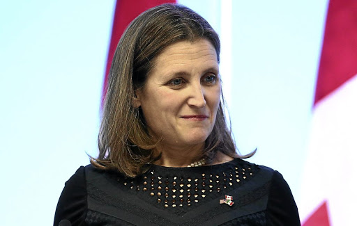 Canadian finance minister Chrystia Freeland. Picture: REUTERS