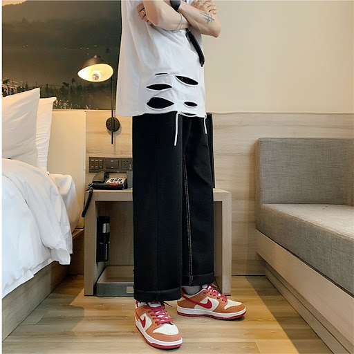 Title 2, Street Loose Straight Wide Leg Jeans, offering ...