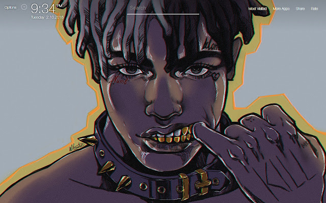 XXXTentacion Wallpapers FullHD New Tab