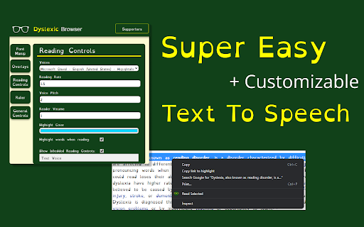 Dyslexic Browser