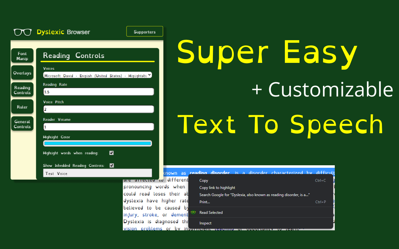 Dyslexic Browser Preview image 3