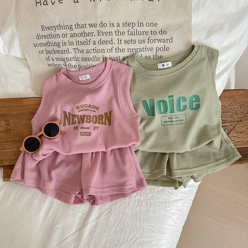 Title 14, Koreaanse zomeroutfit voor babys en kinderen, ...