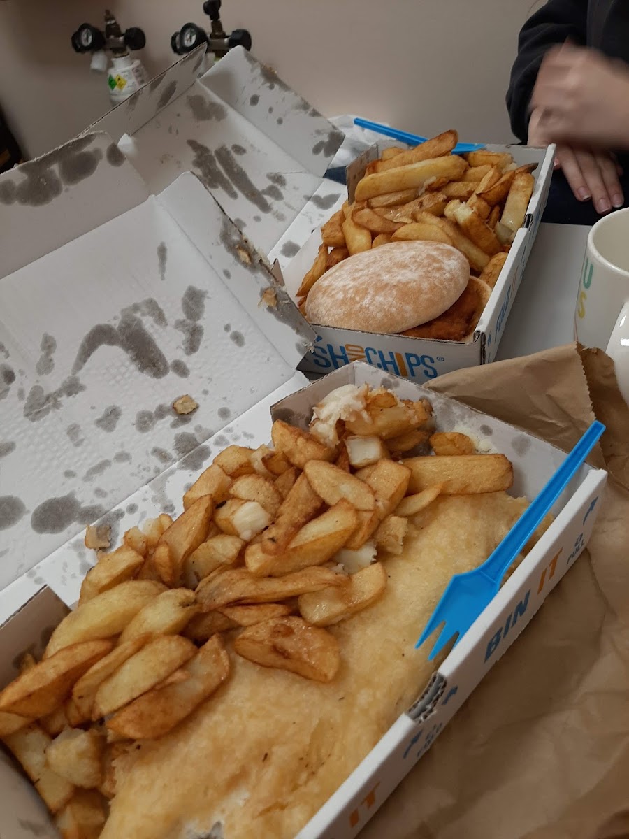 Gluten free fish and chips