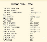 Chicken Plaza menu 1