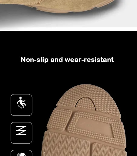 Title 11, Mens High Top Safety Shoes Anti Smash and Punc...