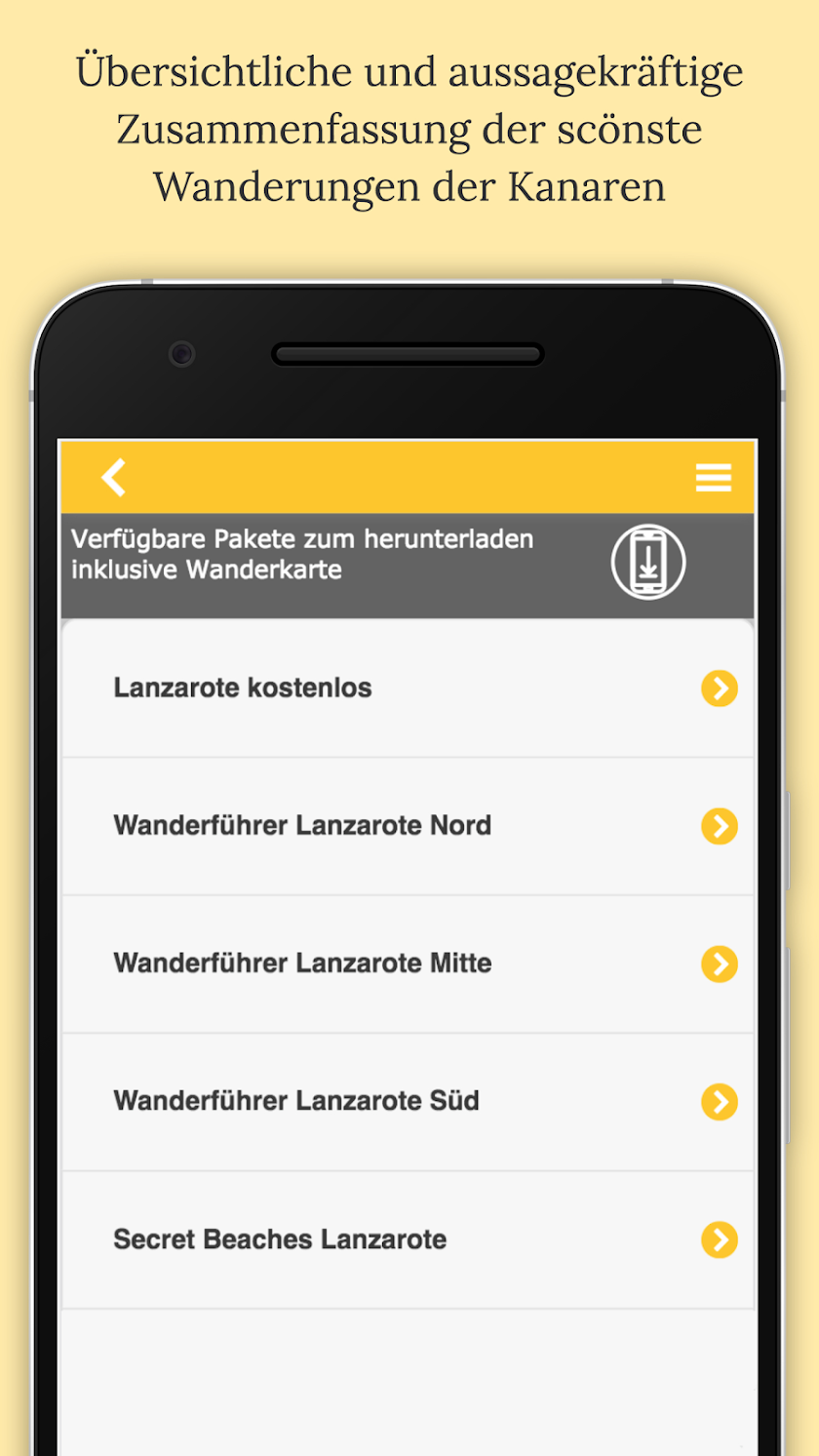 Kanarische Inseln Wanderführer Screen 1