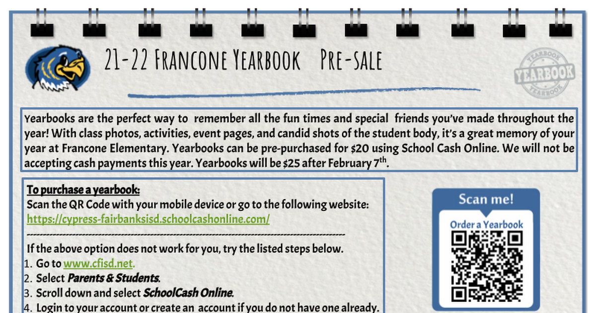 21-22 Yearbook Flyer - English & Spanish (1).pptx