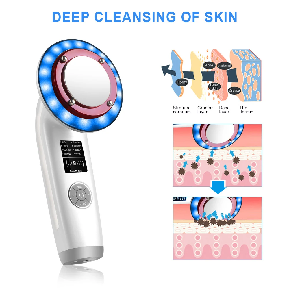 Title 10, LED Color Light EMS Physical Therapy Vibration ...