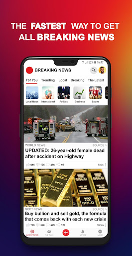 Screenshot UK News: Breaking News & Local