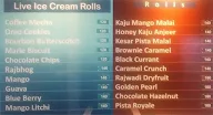 Creamist menu 1