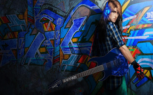 Cool Guitar Art Full HD