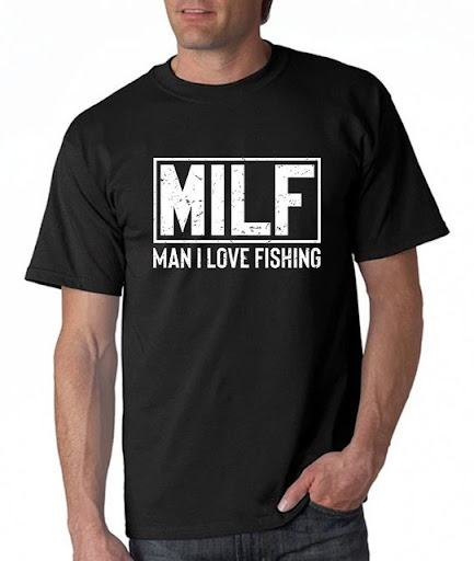 Title 2, New Mens Shirt Milf Man I Love Fishing, perfect...