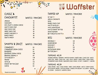 Waffster menu 2