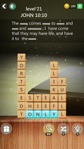 Screenshot Bible word verse : stack puzzl